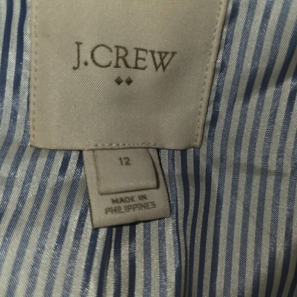 J.Crew Camel Wool Blend Topcoat Women's Size 12 Classic Car Coat - Picture 4 of 9